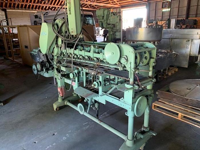 Used Standard -Knapp Roll- Through Can Labeler HOR-1