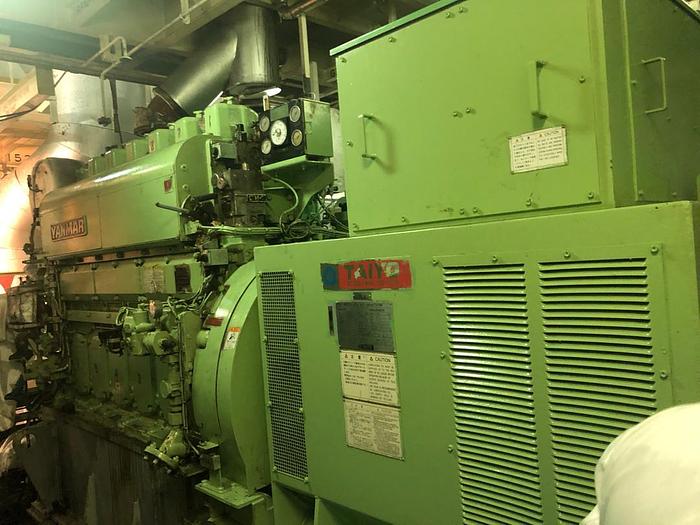 Used Yanmar 6EY18L marine generator sets in good condition