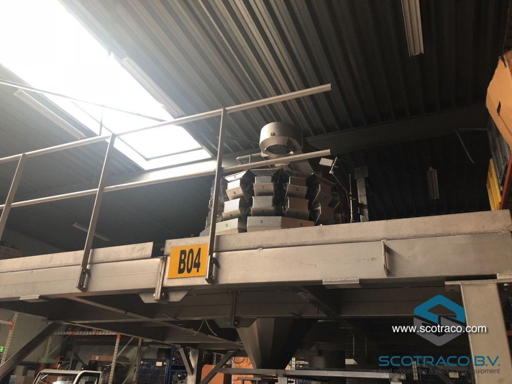 Used Complete weighing and packing line