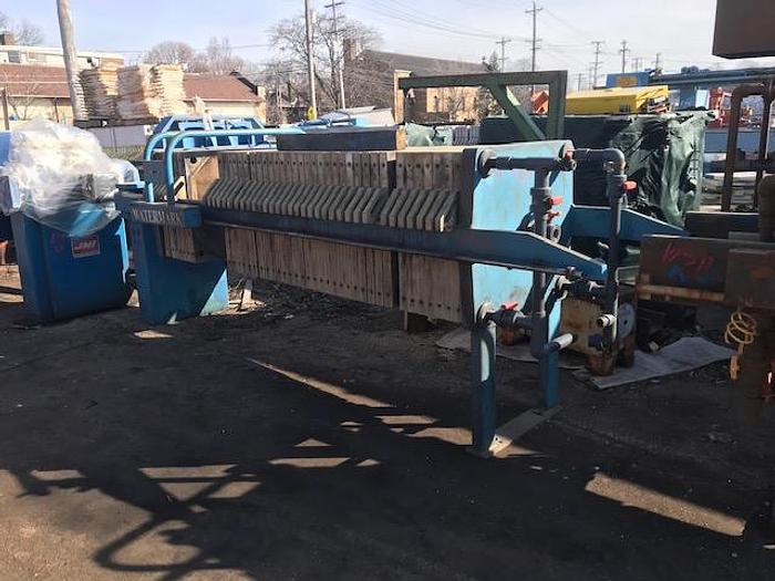 Refurbished 20 CU. FT. M.W. WATERMARK FILTER PRESS - 800 MM - C.G.R.