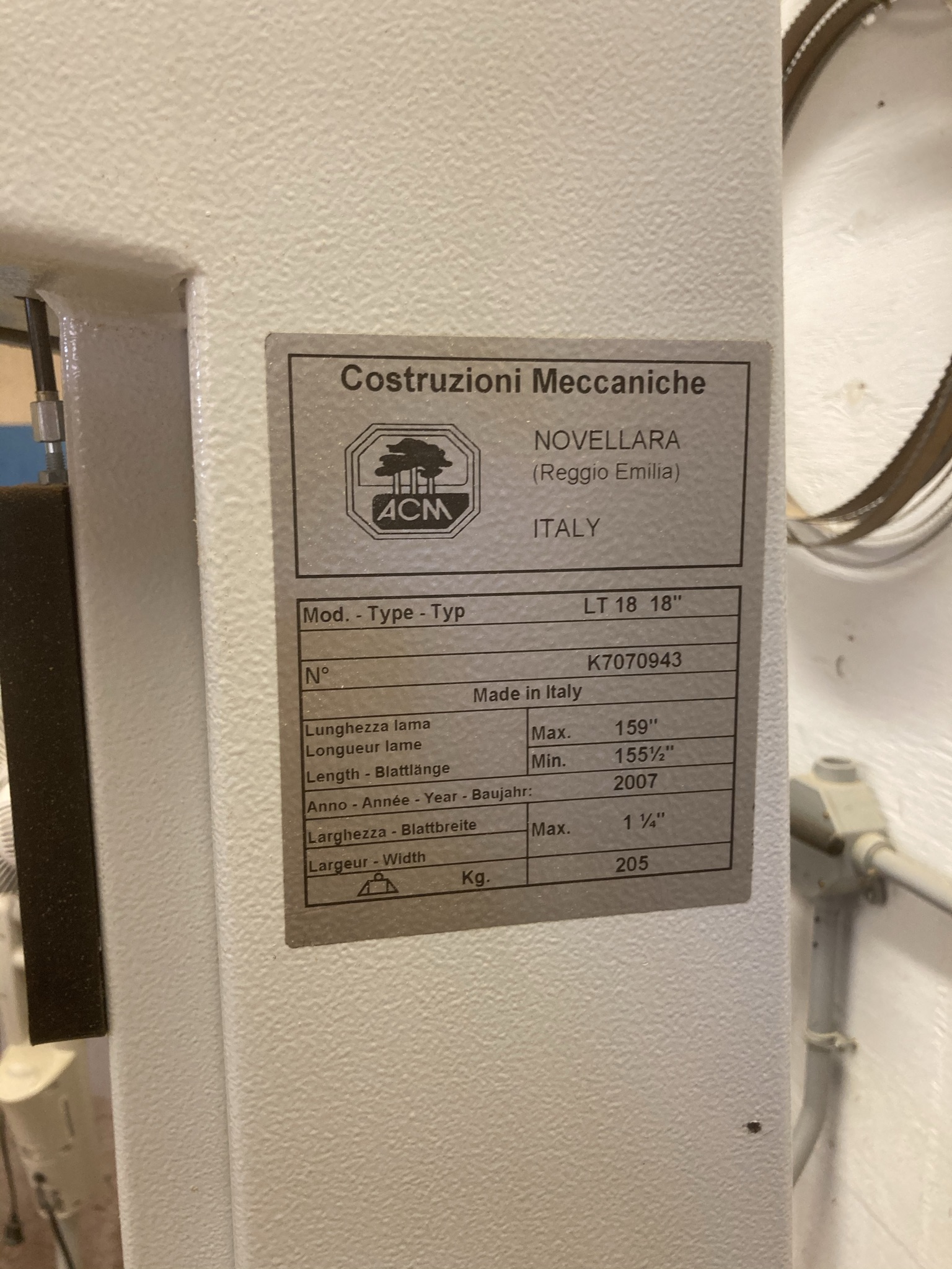 Used 2007 Laguna LT-18 Bandsaw