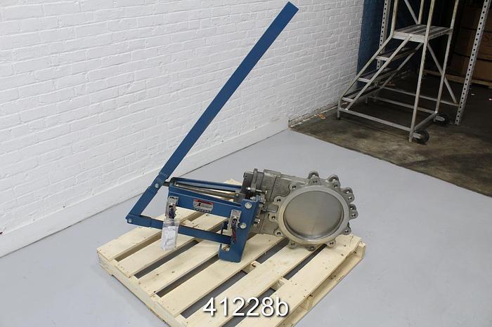 Unused Dezurik 12" Hand Operated Knife Gate Valve #41228