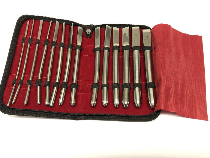 Dilator Set Cervix Hegar Set of 15 (3 to 17mm)