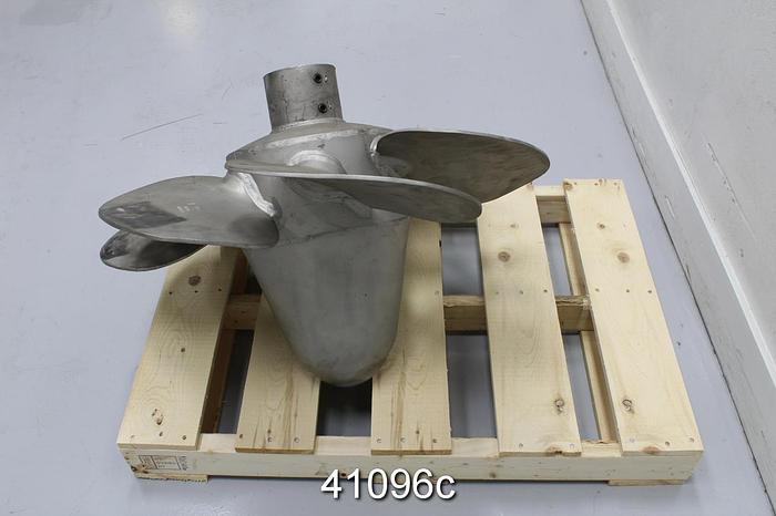 Used Prochem 33" Diameter 6-Vane CF3H Side Mount Agitator Propeller #41096