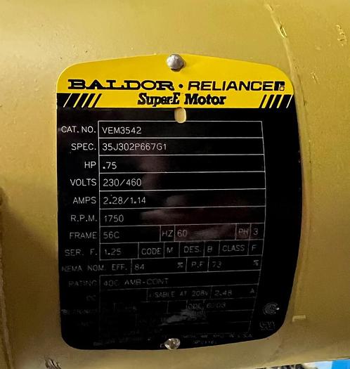 Used USED SONIC CLAMP-ON MIXER, 0.75 HP, WITH STAND