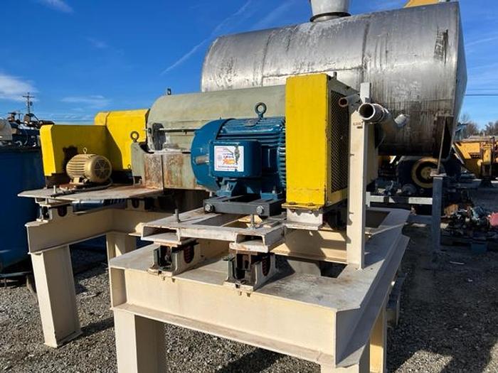 Used Centrifuge, Decanter, Sharples, Model P3400, 10 HP, S/st #D744876