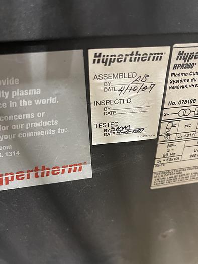 Used AKS Hy-Definition CNC Plasma Cutting Table Accu-kut