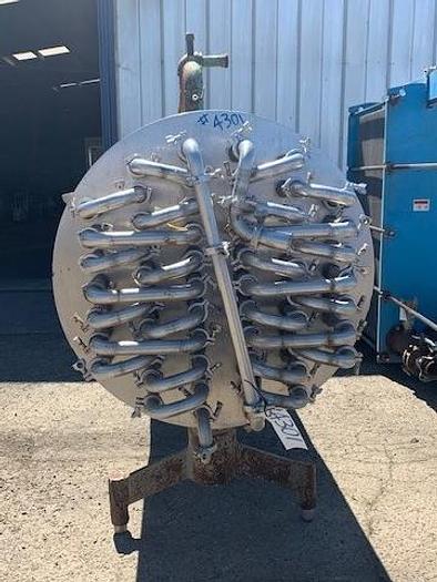 Used 1977 Chester Jensen Tube In Shell Heat Exchanger Model SV-1 1/2 -56