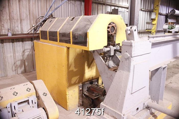 Used Horizontal Track Reel, 106" Drum Face, 108" with Rope Ring, 36" Diameter #41275