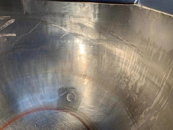 Used 400 Gallon Stainless Steel Jacketed Steam Mix Kettle