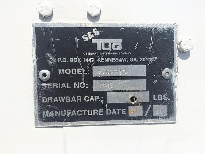 Used 1999 TUG MI60-13 baggage tow tractor. Power Steering. Zero-timed engine.