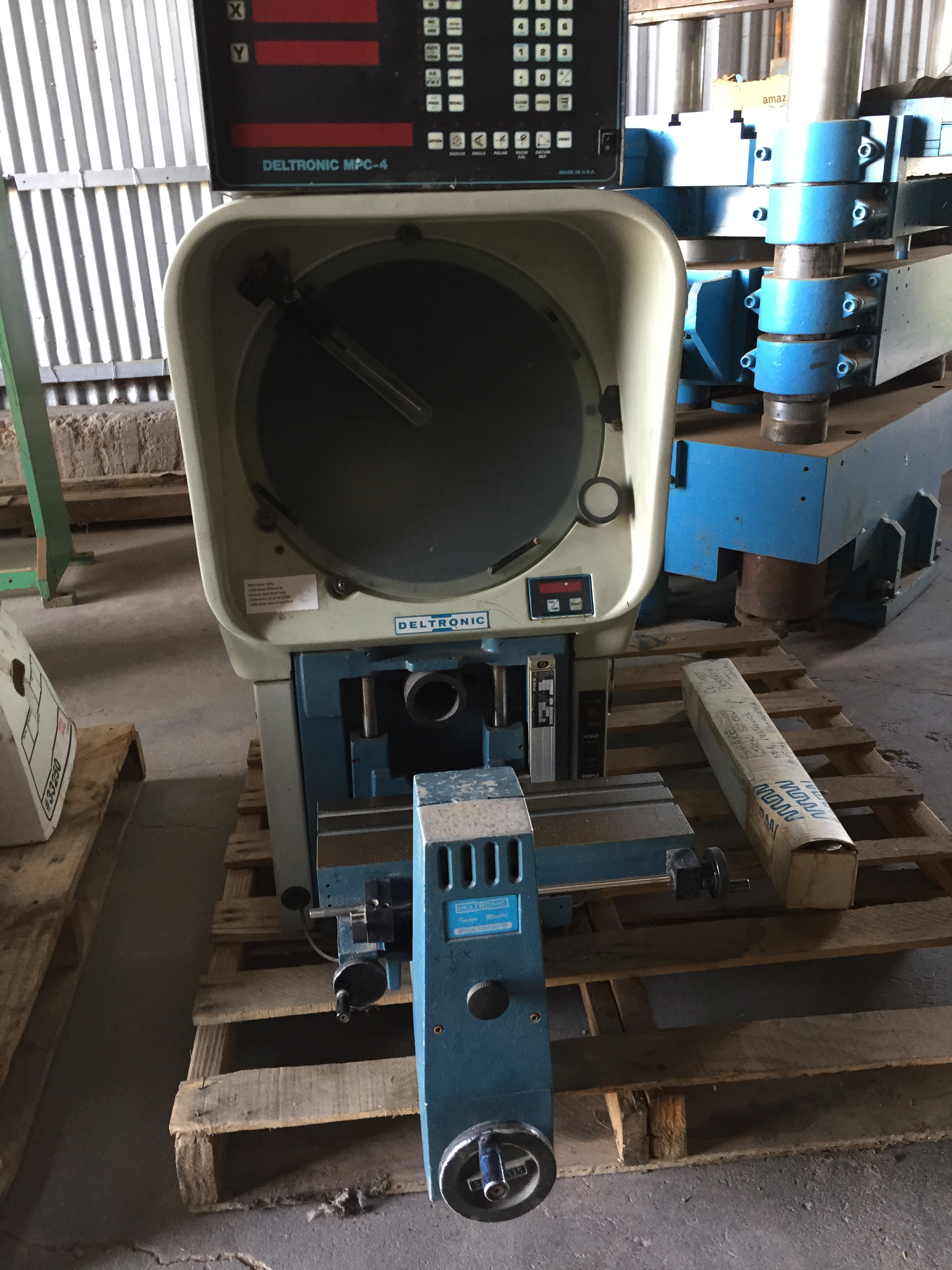 Used 14” Deltronics Mdl. DH-14 Optical Comparator