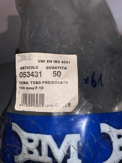 Końcówka oczkowa miedziana izolowana 150mm2 M10 x3