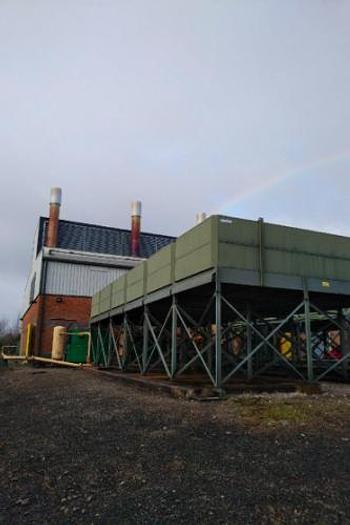 Used 3 MW 1997 Used Wartsila W16-25SG Natural Gas Generator