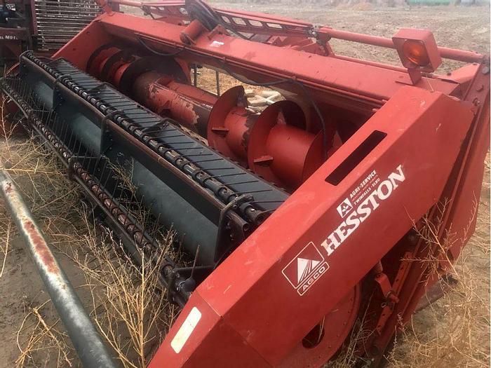Used 12' Hesston 800S Sickle Hay Header