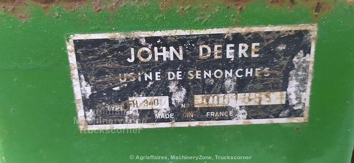 Usato Falcia trincia caricatrice john deere 3400