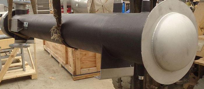 Unused Heat Exchanger, Shell & Tube, 88 SF, 316 S/st, FV, 150 PSI #S742982