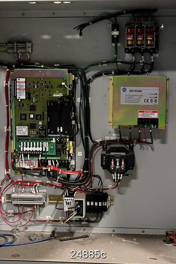 Used Allen Bradley 1336 Bulletin 1336 Braking Chopper, Input 750Vdc, Cat 1336-Wb035, Series A, For Use With 460 Vac A.F. Drives Min Brake Resistor 9 Ohms #24885