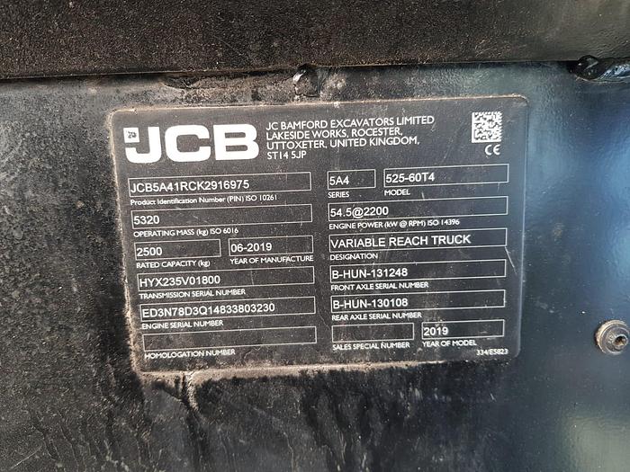Used 2019 JCB 525-60