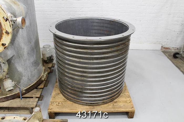 Used Voith Size 20 Pressure Screen, Stainless Steel Housing #43171