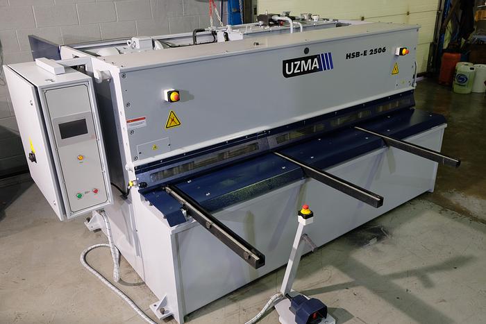 UZMA HSB Swing Beam Guillotine 6mm - 20mm cutting capacity