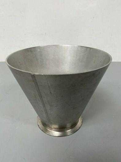 Used Felker 316L Stainless Steel 7" H x 4.625" OD x 8" OD 12GA Reducer