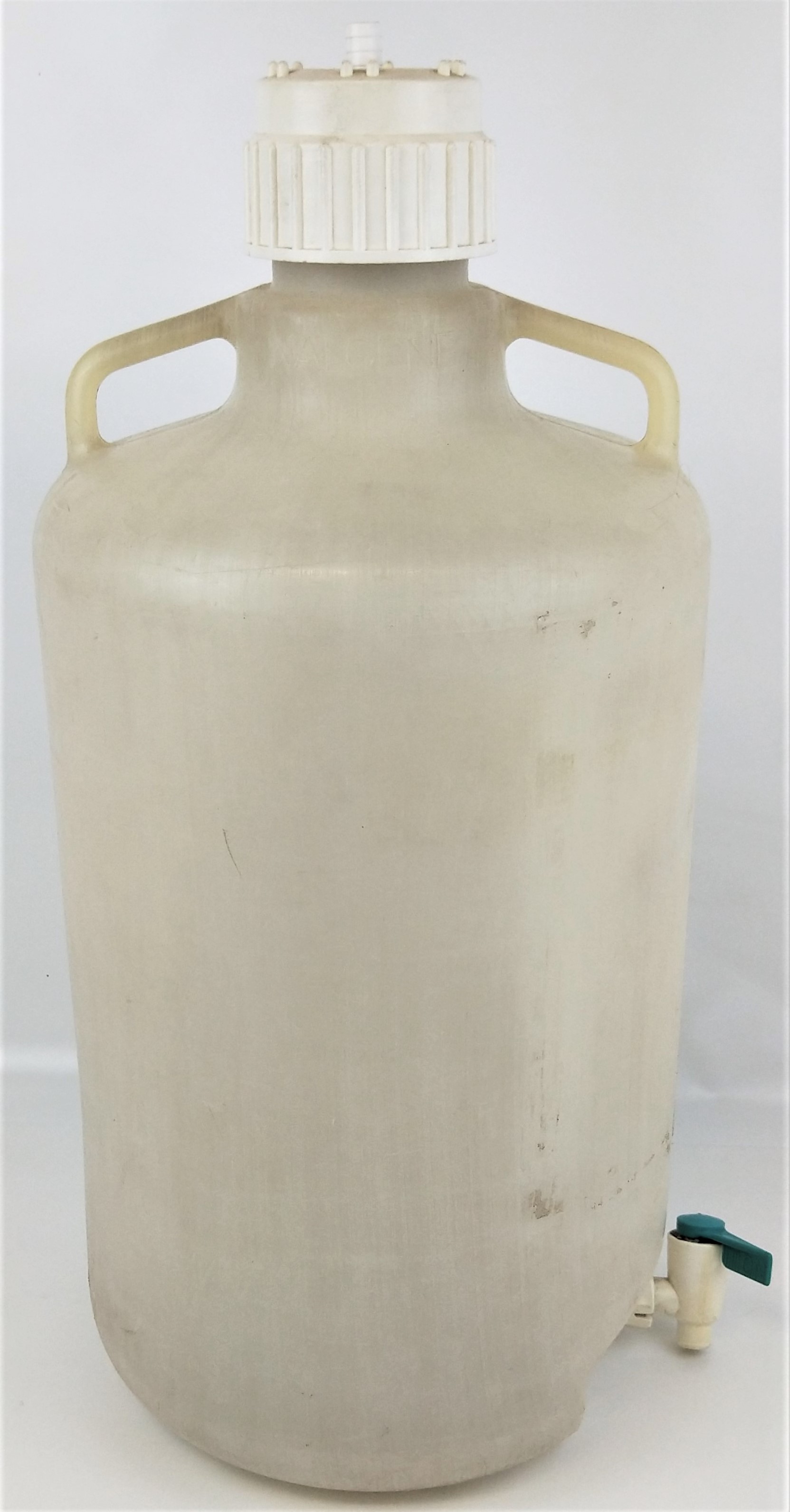 Used Nalgene 2319-0050 Round Carboy with Spigot - 20L