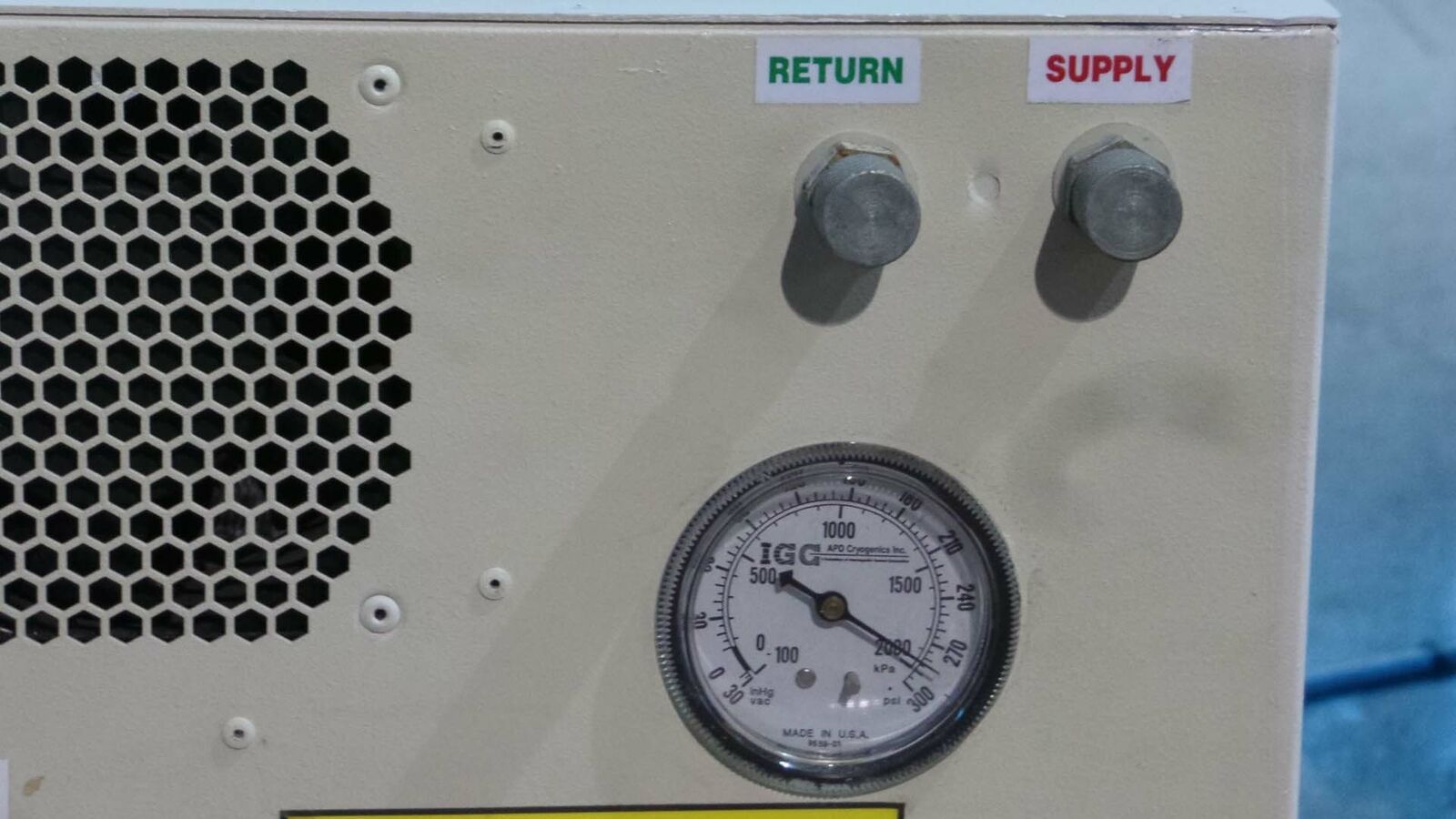 Used APD Cryogeincs T1101-01-000-14 Compressor, T1101-01-000-14 / APD Cryotiger Compressor Cooling S