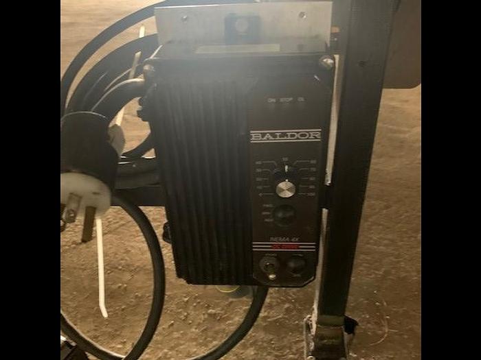 Used 11' Long x 16"Wide Portable Sanitary Flat Belt Conveyor