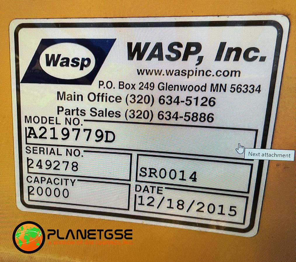 Used Wasp Slave Pallets