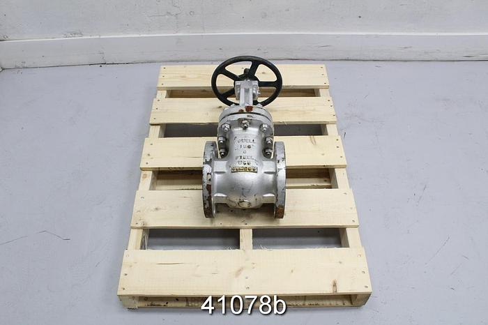 Used Powell 4" Globe Valve #41078