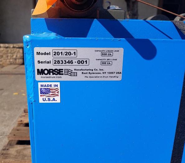 Used Mixer, Drum, Morse, Mdl 201/20-1, 500 lb. cap. #S743281