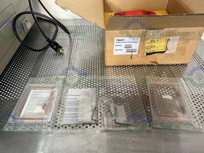 Used Applied BioSystems  7900HT Real Time PCR System w/ 96 Well Block Accessories