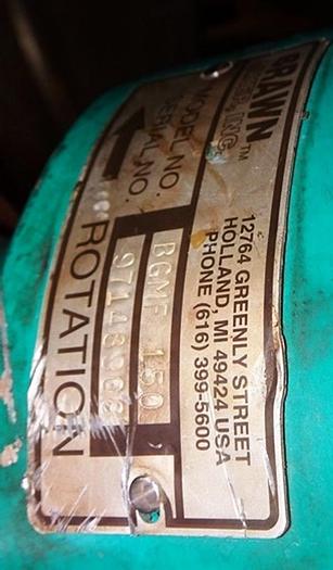 Used Tank, 550 Gallon, S/st, Agit, 1.5 HP, DT/DB, 52" x 60", #S742660