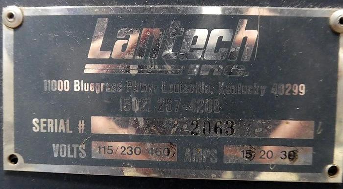 Used LANTECH LAN-WRAPPER STRETCH WRAPPER W/ 48" x 48" PLATFORM