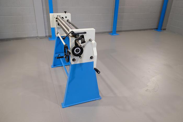 MACH-ROLL 1000 mm x 60mm geared bending rollers