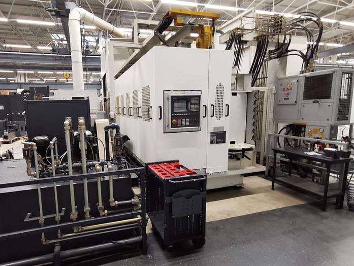 Gebraucht Universal Bearbeitungszentrum mit 2x Paletten-Wechsler BURKHARDT & WEBER MC 120 HV