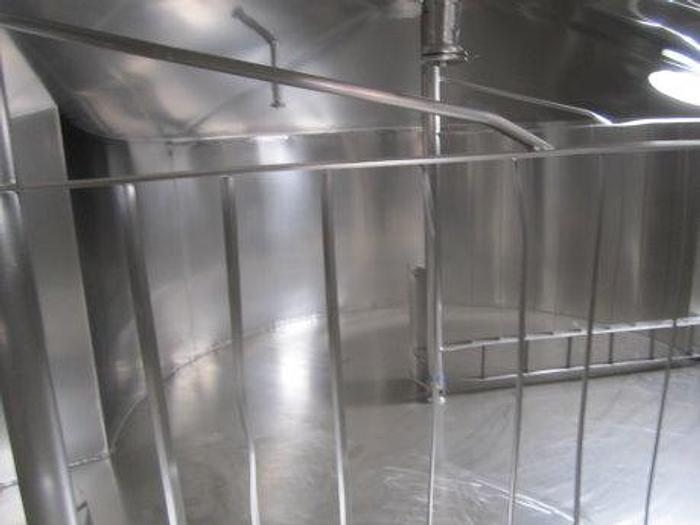 Used Tank, 4,000 Gallon, S/st, Jkt, Agit, Kusel, Cheese Vat, #S738330