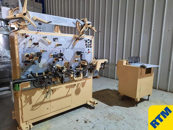 Used (4) LOESCH Logomat CHEWING GUM STICKPACK WRAPPERS