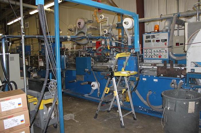 Used JOA SANITARY PAD LINE 10" SUPER 212 FPM