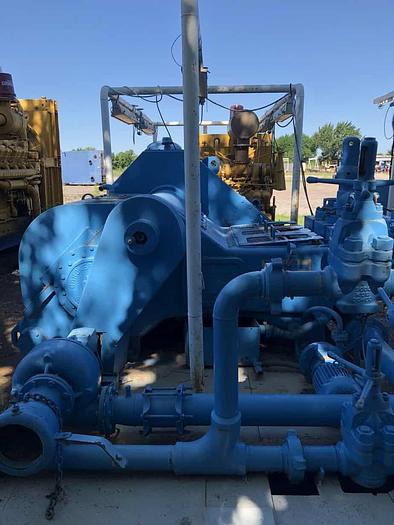 Used PZ-8 Gardner Denver 750 HP Triplex powered by 3412E CAT w/ CLT-6061 Allison Transmission