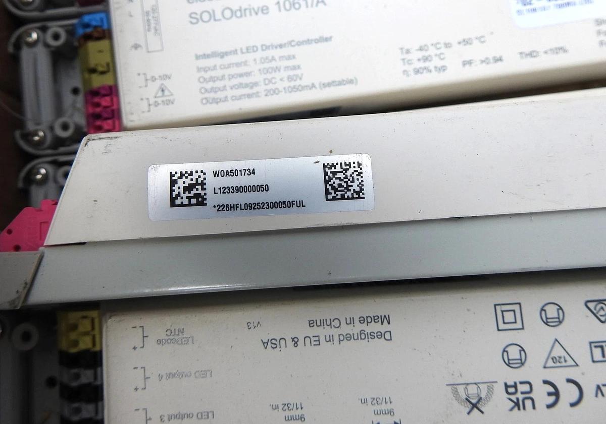 Lot of 17 - eldoLED SOLOdrive 1061/A Intelligent LED Driver/Controller SL1061A1