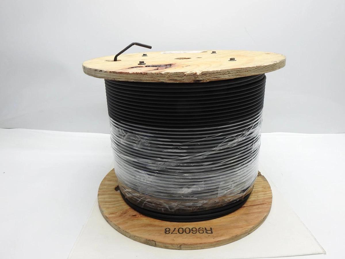 1000’ REEL Commscope 874036404/10 UTP, CAT 6A, CMP, COMMERCIAL, 23/4PR BLACK NEW