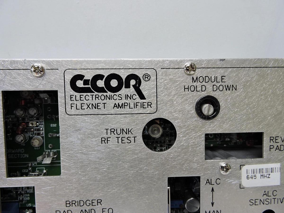 C-COR FNT72CDL-KB4C6W1 FLEXNET TRUNK AMPLIFIER - NICE!
