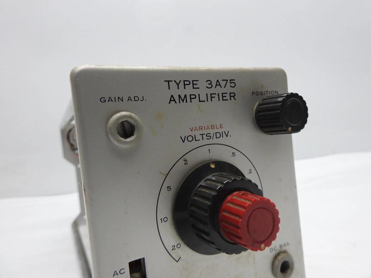 Tektronix Type 3A75 Amp - USED NICE