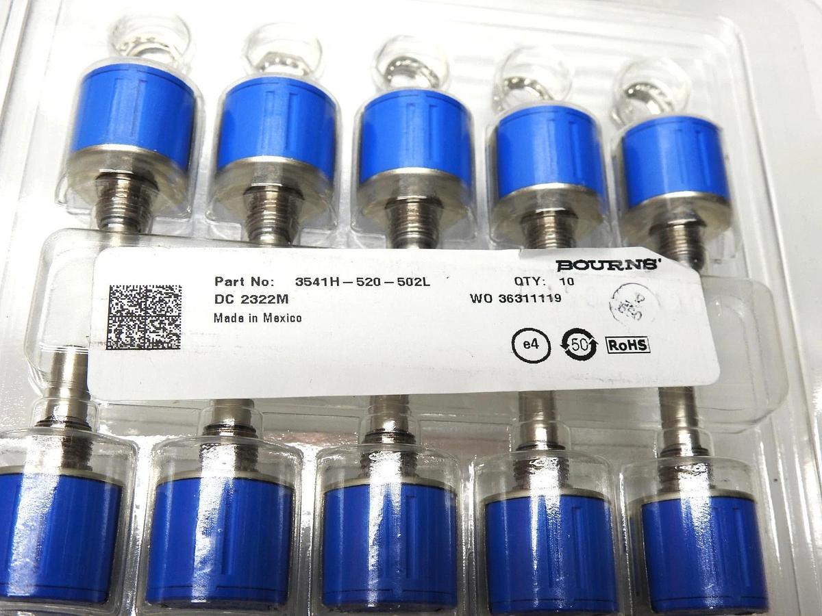 (40/pcs) Bourns 3541H-520-502L DC 2322M 5K OHM Potentiometer (x40)