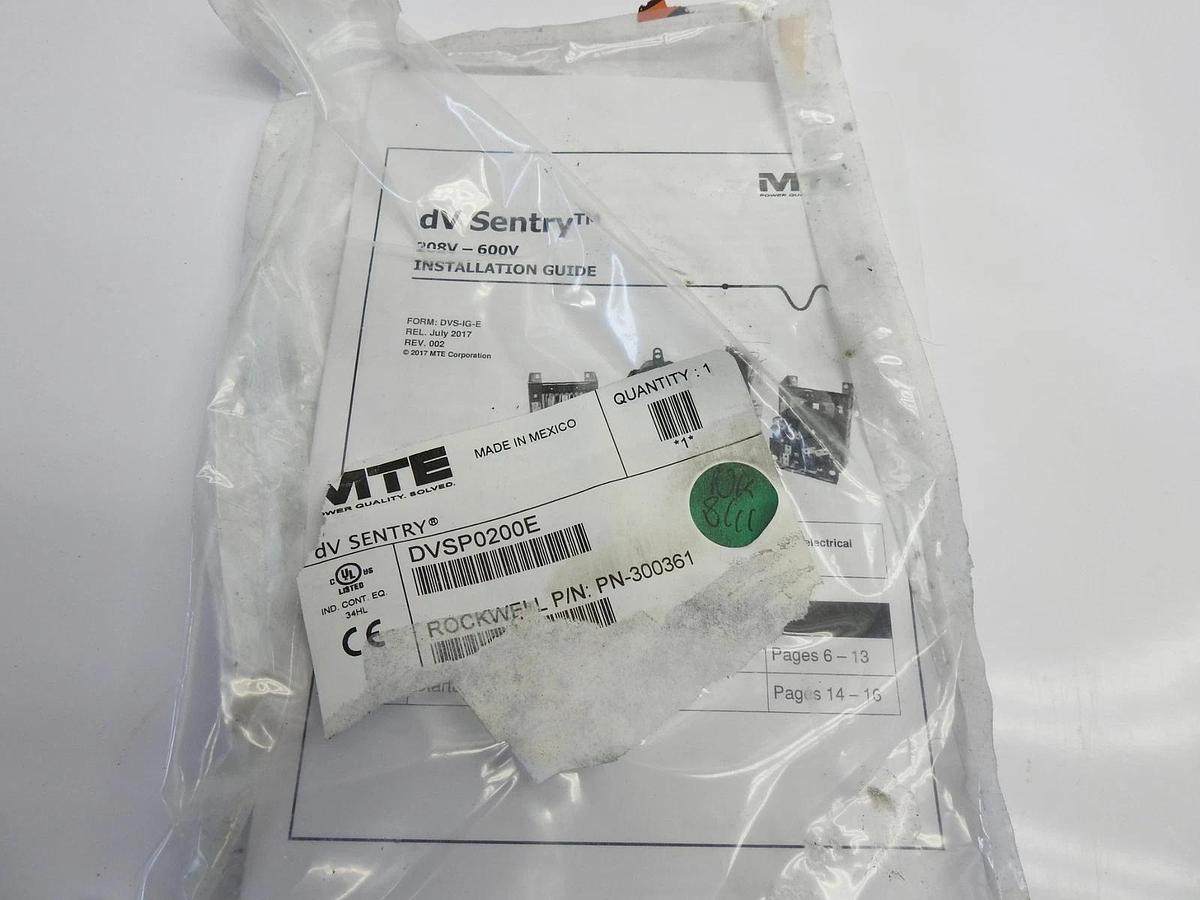 MTE DV Sentry DVSP0200E 50/60Hz, 600VAC 200A - Nob New