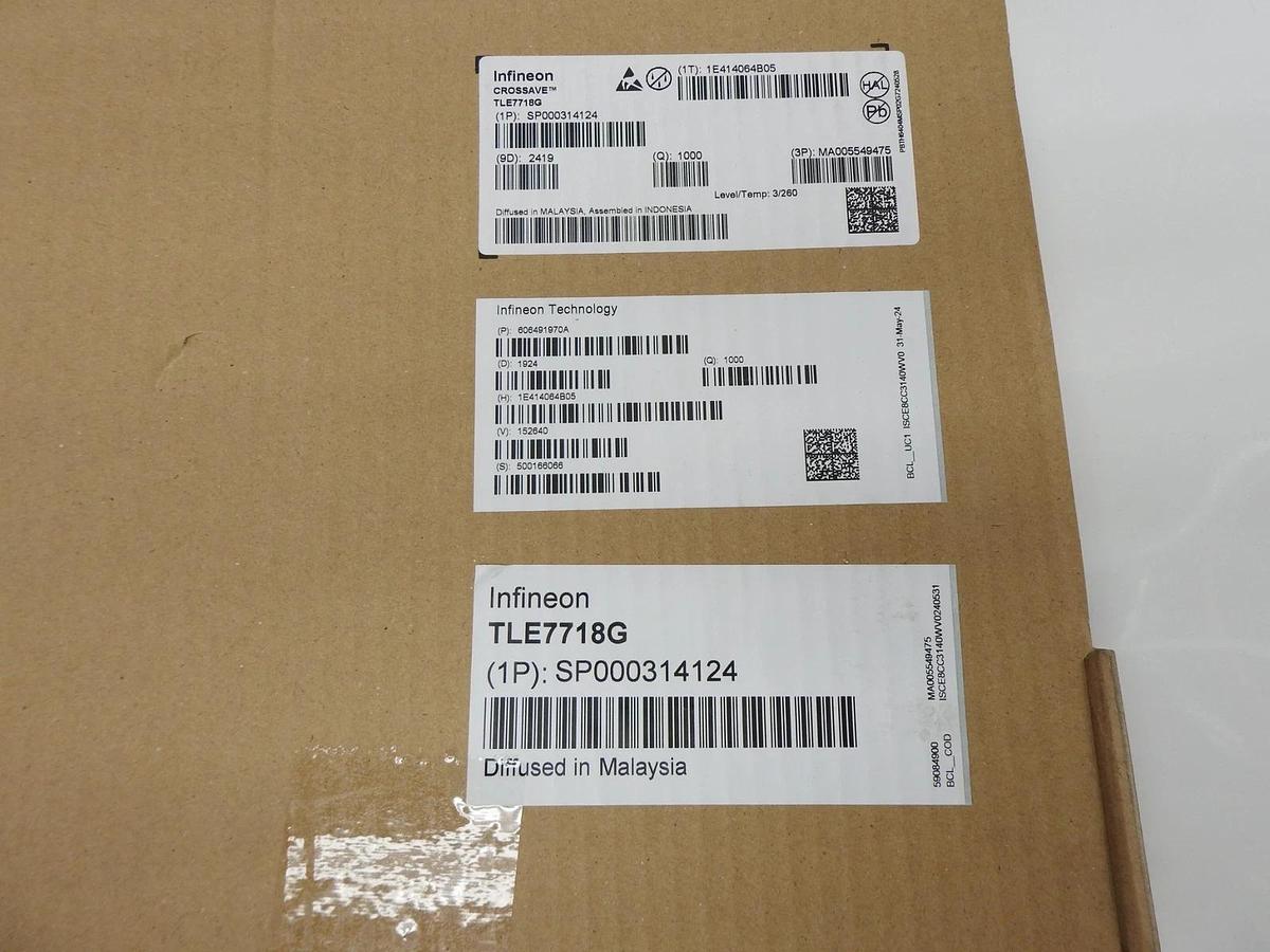1000/pk - Infineon TLE7718G (TLE7718GXUMA1) PG-DSO-52 Integrated Circuits - OEM