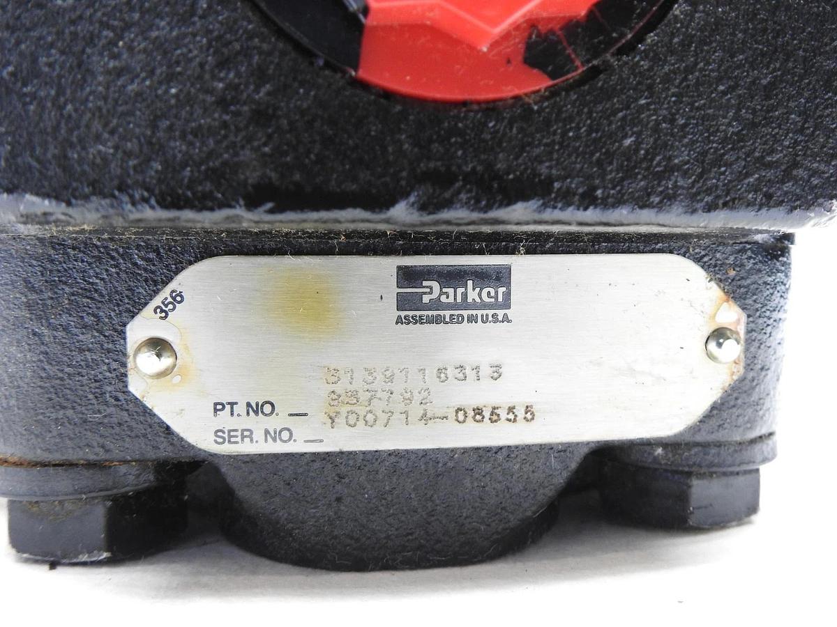 GENUINE Parker 3139116313 PGP051 Series Hydraulic Pressure Pump (4 Bolt) OEM NEW