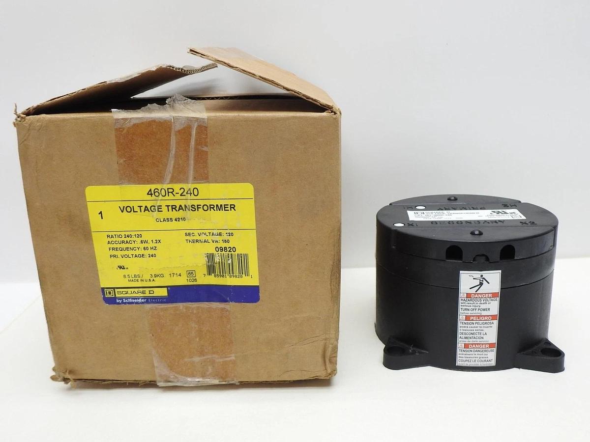 Square D 460R-240 Voltage Transformer Class 4210 - GENUINE NEW!